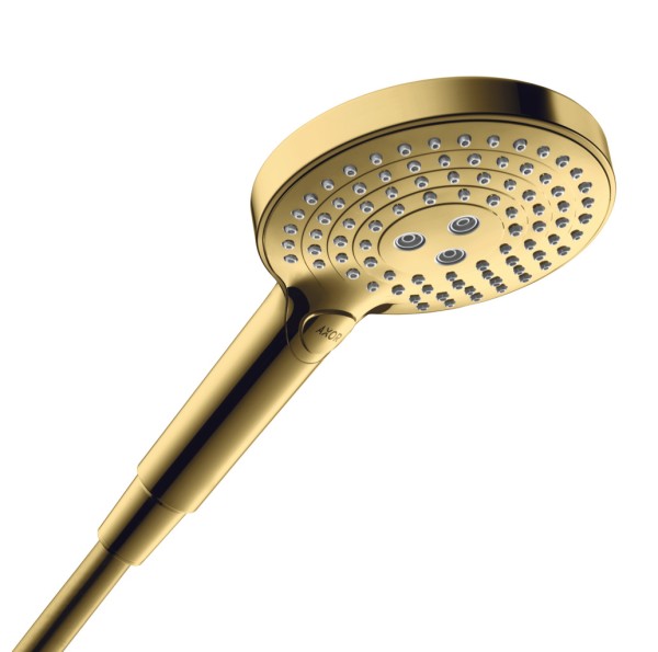 Hansgrohe Handbrause S 120 3jet Axor Polished Gold Optic