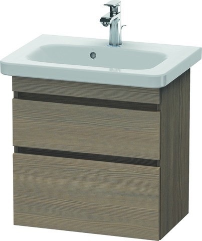 Duravit DuraStyle Waschtischunterbau wandhängend Eiche Terra Matt 580x368x610 mm - DS647903535