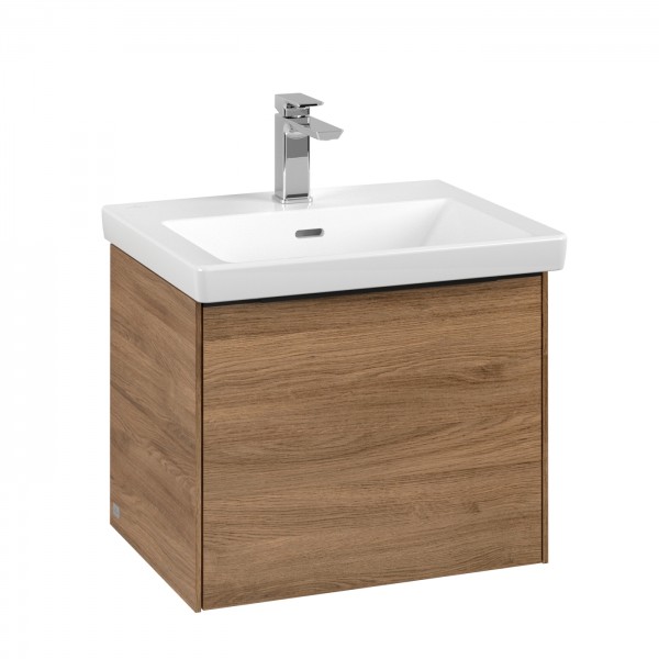 Villeroy & Boch Subway 3.0 Waschbeckenunterschrank, 1 Auszug, 523 x 432 x 431,5 mm, Kansas Oak / Kan