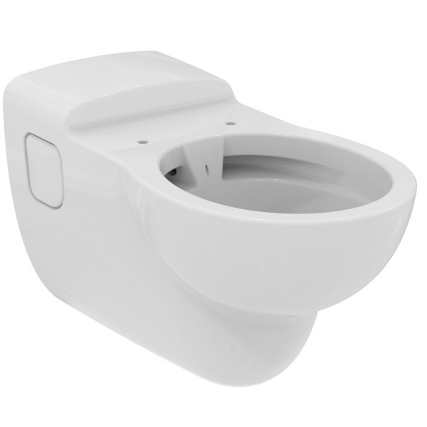 Ideal Standard Wandtiefspül-WC Contour21 o.Spülrand barr. 360x700x365mm Weiss m. SmartGuard, S3069HY