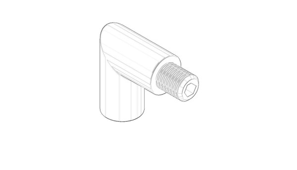 Dornbracht Griff Winkelstück Ersatzteile 04182002200 26 x 23 x 12 mm Chrom