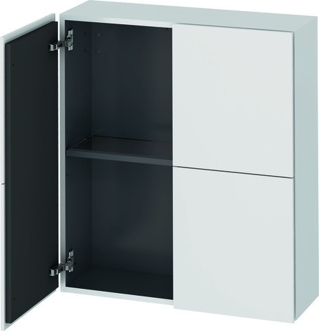 Duravit L-Cube Halbhochschrank Weiß Matt 700x243x800 mm - LC116701818