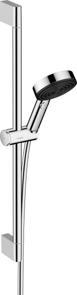 Hansgrohe Brauseset Pulsify 105 3jet Relaxation mit Brausestange 650mm chrom, 24160000