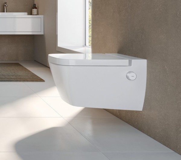 Tece one WC-Keramik mit Duschfunktion Tiefspüler, weiß, 9700200