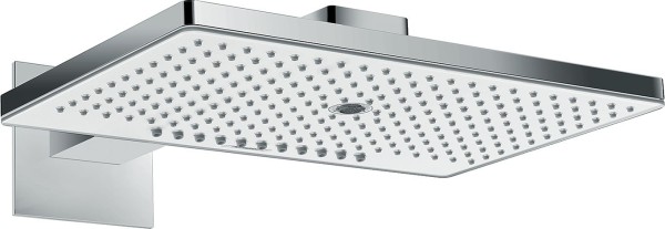 Hansgrohe Kopfbrause Rainmaker Select 460 3jet weiss/chrom mit Brausearm 450mm, 24007400