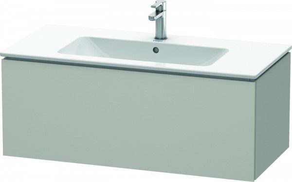 Duravit L-Cube Waschtischunterbau wandhängend Betongrau Matt 1020x481x400 mm - LC614200707