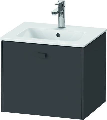 Duravit Brioso Waschtischunterbau wandhängend Graphit Matt 520x419x442 mm - BR422704949