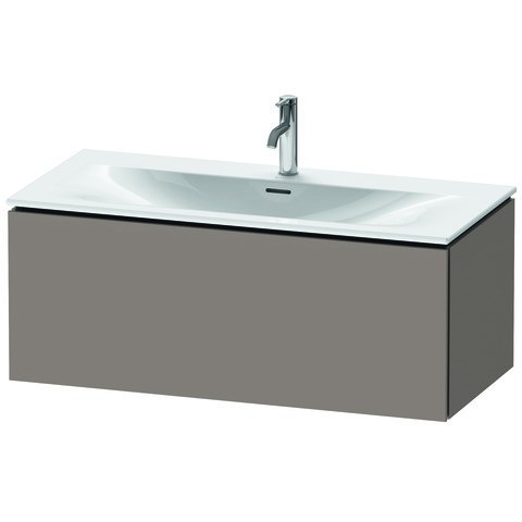 Duravit L-Cube Waschtischunterbau wandhängend Basalt Matt 1020x481x400 mm - LC613804343