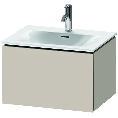 Duravit L-Cube Waschtischunterbau wandhängend Taupe Matt 620x481x400 mm - LC613509191