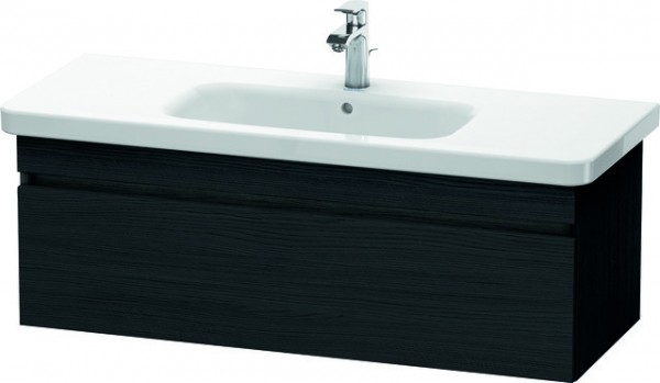 Duravit DuraStyle Waschtischunterbau wandhängend Eiche Schwarz Matt 1130x448x398 mm - DS639501616