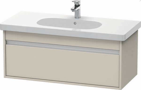 Duravit Ketho Waschtischunterbau wandhängend Taupe Matt 1000x455x410 mm - KT666809191