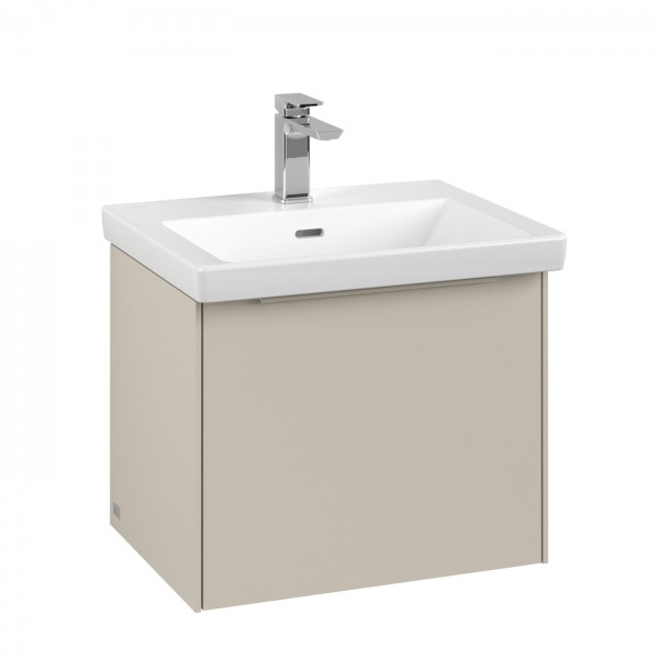 Villeroy & Boch Subway 3.0 Waschbeckenunterschrank, 1 Auszug, 523 x 432 x 431,5 mm, Cashmere Grey /