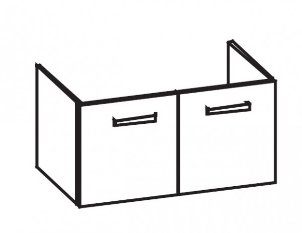 Artiqua 414 Waschtischunterschrank für Venticello 4104AG, 4104AH, 4104AL, 4104AJ, 4104AK, 4134L1, 41