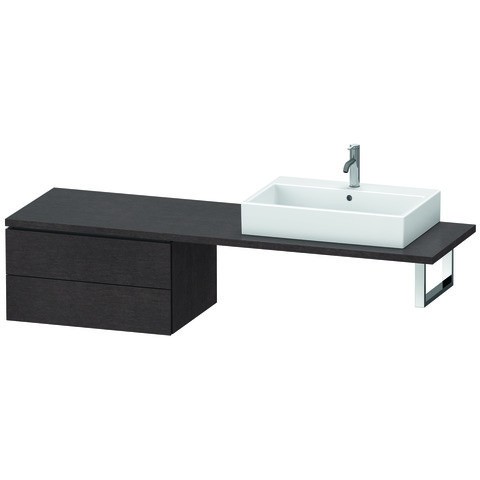 Duravit L-Cube Unterschrank für Konsole Eiche dunkel gebürstet Matt 720x547x400 mm - LC585907272