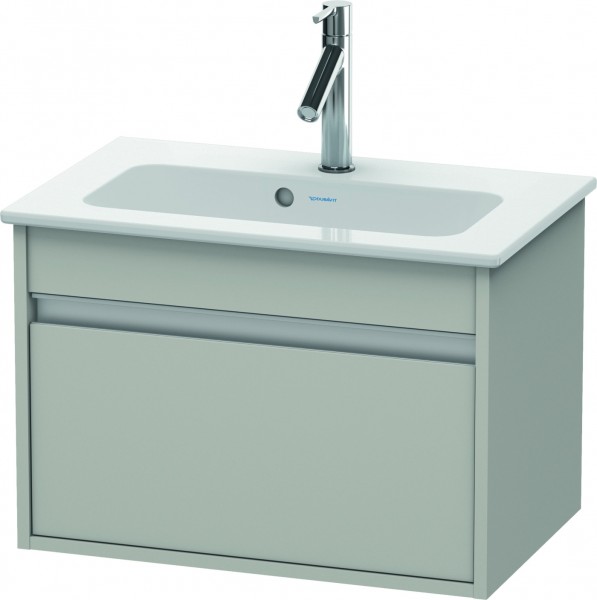 Duravit Ketho Waschtischunterbau wandhängend Betongrau Matt 600x385x410 mm - KT642200707