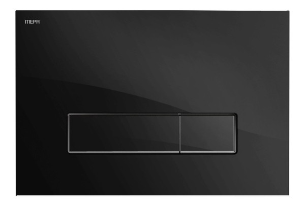 MEPAorbit A31/E31 Betät.platte, 2-Mengen, Glas schwarz FB, 421848