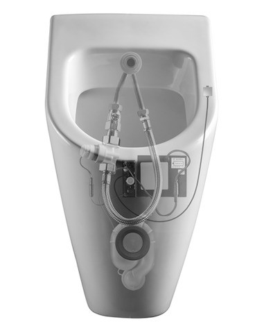 Schell Urinalsteuerung RETROFIT LC Batteriebetrieb , Siphon-Sensor, 012850099