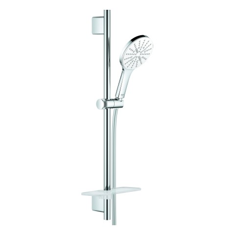 GROHE Brausestangenset Rainshower 130 SmartActive 26576 600mm moon white/chrom, 26576LS0