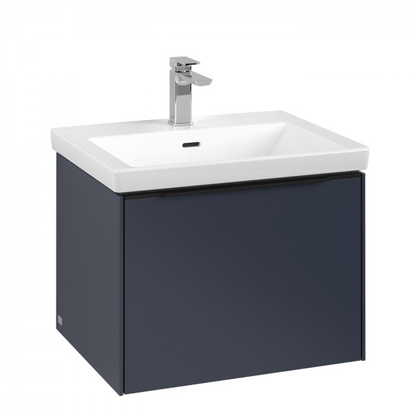 Villeroy & Boch Subway 3.0 Waschbeckenunterschrank, 1 Auszug, 572 x 432 x 462 mm, Marine Blue / Mari