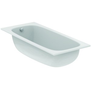 Ideal Standard Körperform-Badewanne i.life 1800x800x450mm Weiss, T476201