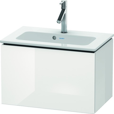 Duravit L-Cube Waschtischunterbau wandhängend Weiß Hochglanz 620x391x400 mm - LC615602222