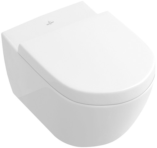 Villeroy & Boch Subway 2.0 Tiefspül-WC spülrandlos, wandhängend, mit DirectFlush, Graphite CeramicPl