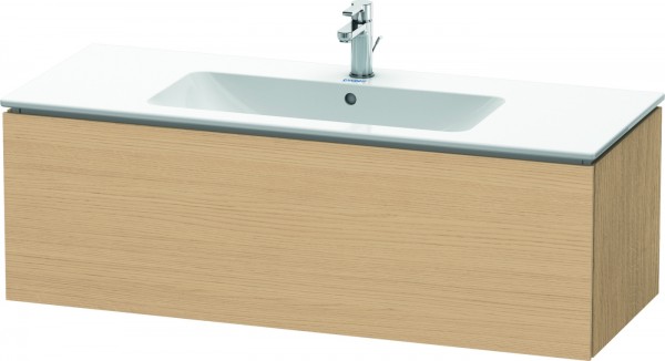 Duravit L-Cube Waschtischunterbau wandhängend Natur Eiche Matt 1220x481x400 mm - LC614303030