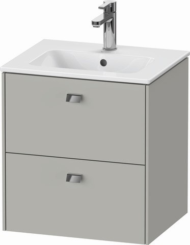 Duravit Brioso Waschtischunterbau wandhängend Betongrau Matt 520x419x553 mm - BR432701007