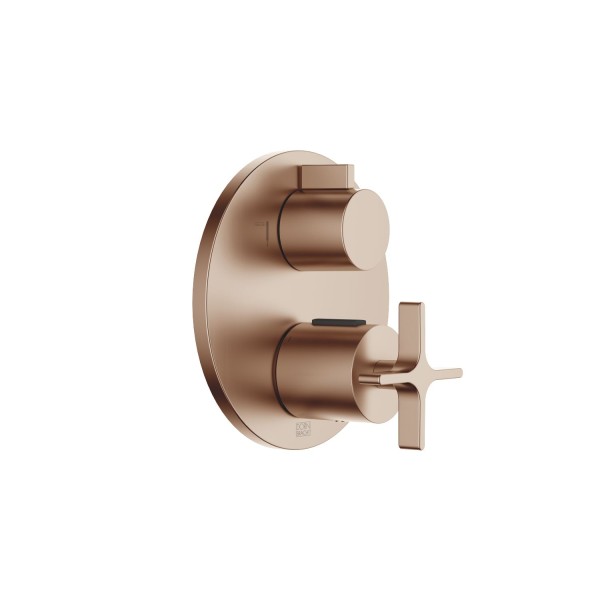 Dornbracht Unterputz-Thermostat m.2-Wege-Mengenreg. VAIA 36426809 Bronze gebürstet, 36426809-42