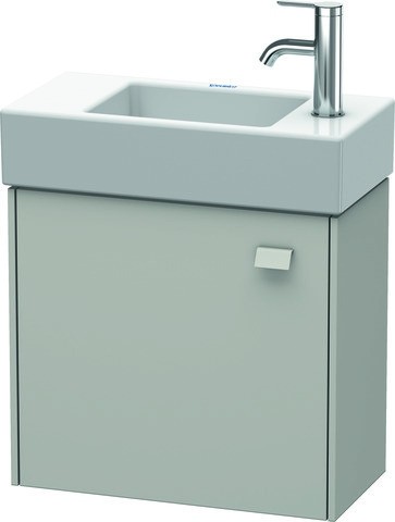 Duravit Brioso Waschtischunterbau wandhängend Betongrau Matt 484x239x442 mm - BR4051L0707