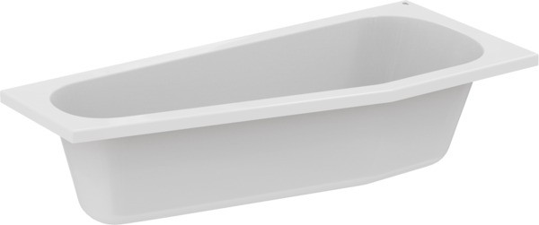 Ideal Standard Raumspar-Badewanne Hotline Neu B:1600, T:700, H:465mm, asym.rechts, Weiß K276101