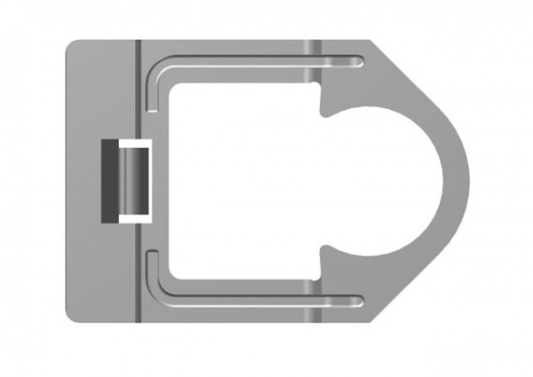 Kermi Sicherungsbügel für Bohrkonsole für d:18mm, 1 Stück, ZB02790002