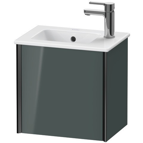 Duravit XViu Waschtischunterbau wandhängend Dolomiti Grau Hochglanz 410x290x400 mm - XV4024RB238