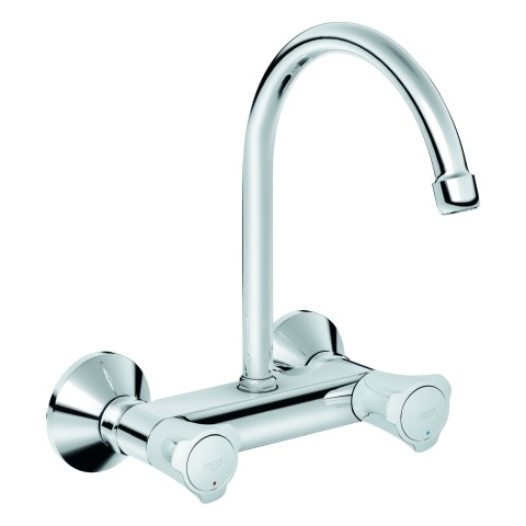 GROHE Spültisch-Wandbatterie Costa 31191_1 Bogenauslauf chrom, 31191001