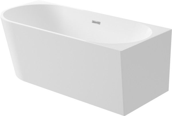 Neuesbad Serie 600 freistehende Badewanne, Eckversion, 1600x750x580mm, rechte Version