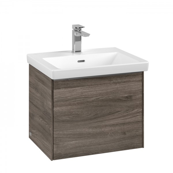 Villeroy & Boch Subway 3.0 Waschbeckenunterschrank, 1 Auszug, 523 x 432 x 431,5 mm, Stone Oak / Ston