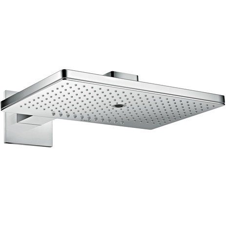 Hansgrohe Kopfbrause 460 3jet Axor chrom mit Brausearm eckig, 35282000