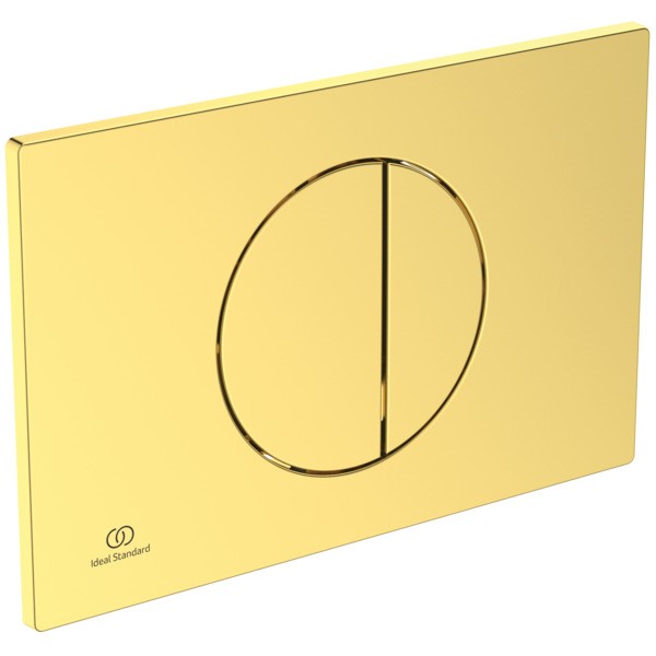 Ideal Standard Betätigungsplatte M5 Oleas mechanische Auslösung Brushed Gold, R0503A2