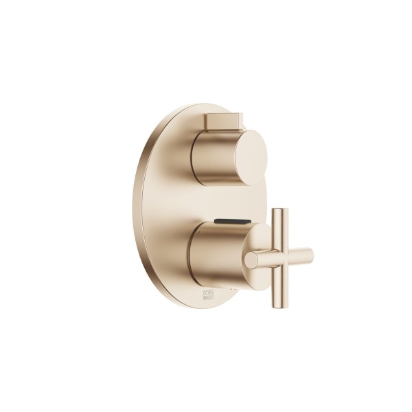 Dornbracht UP-Thermostat mit Einweg-Mengenregulierung TARA 36425892 Champagne gebürstet (22kt Gold)