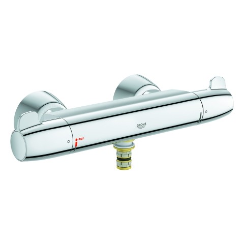 Grohe THM-WT-Batterie Grohtherm Special 34666 mit verdeckten S-Anschlüssen chrom, 34666000