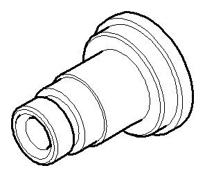 Dornbracht Anschluss Ersatzteile 09290500520 D. 23,5 x 30 mm Weiß matt