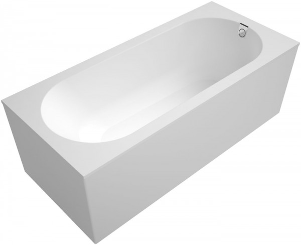 Villeroy & Boch Badewanne Oberon 1800x800x495mm Solo Rechteck Stone White, UBQ180OBE2V-RW