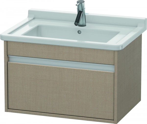 Duravit Ketho Waschtischunterbau wandhängend Leinen Matt 650x455x410 mm - KT666307575