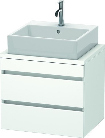 Duravit DuraStyle Konsolenwaschtischunterbau wandhängend Weiß Matt 600x478x512 mm - DS530501818