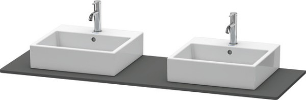 Duravit XSquare Konsole Graphit Matt 1600x550x16 mm - XS063HB4949