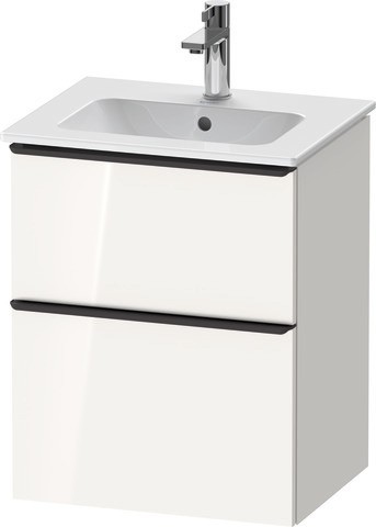 Duravit D-Neo Waschtischunterbau wandhängend Nussbaum Matt 510x402x625 mm - DE4360070790000