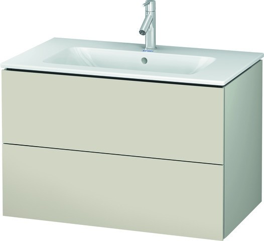 Duravit L-Cube Waschtischunterbau wandhängend Taupe Matt 820x481x550 mm - LC624109191