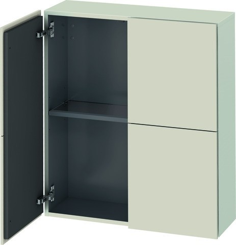 Duravit L-Cube Halbhochschrank Taupe Matt 700x243x800 mm - LC116709191