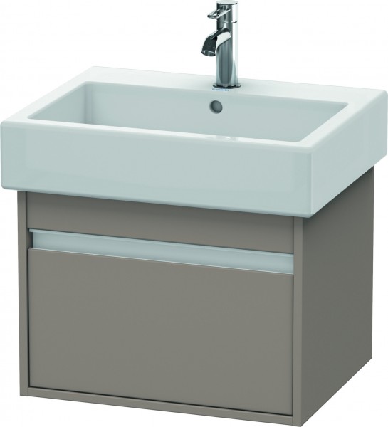 Duravit Ketho Waschtischunterbau wandhängend Basalt Matt 550x440x410 mm - KT668604343