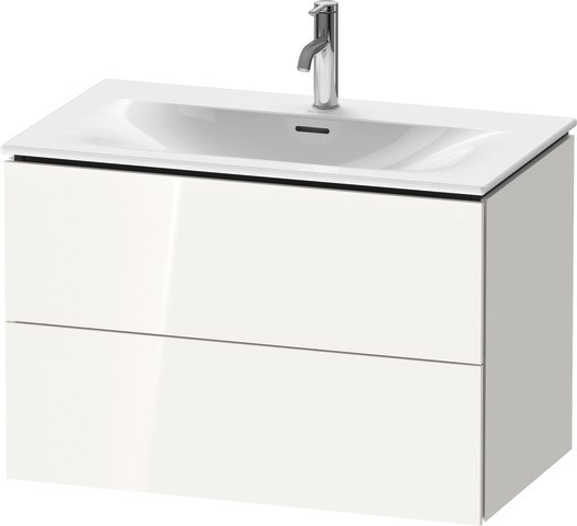 Duravit L-Cube Waschtischunterbau wandhängend Weiß Supermatt 820x481x550 mm - LC630708484